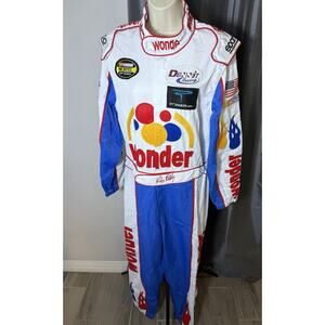 Ricky Bobby Racing Suit Small Costume Jumpsuit Hat Wonder Bread Cosplay Party